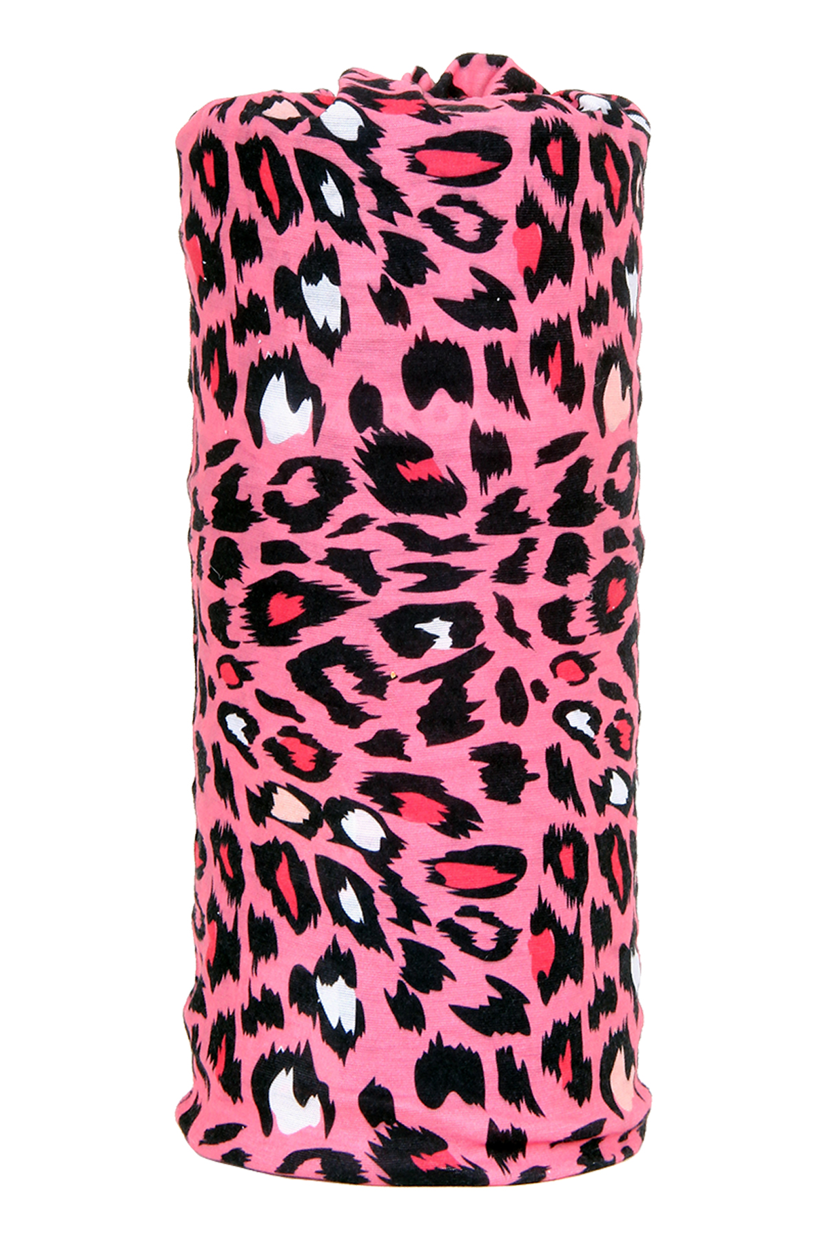 Nordbron 6220C - Animal Print Çok Fonksiyonlu Pembe/Siyah Bandana