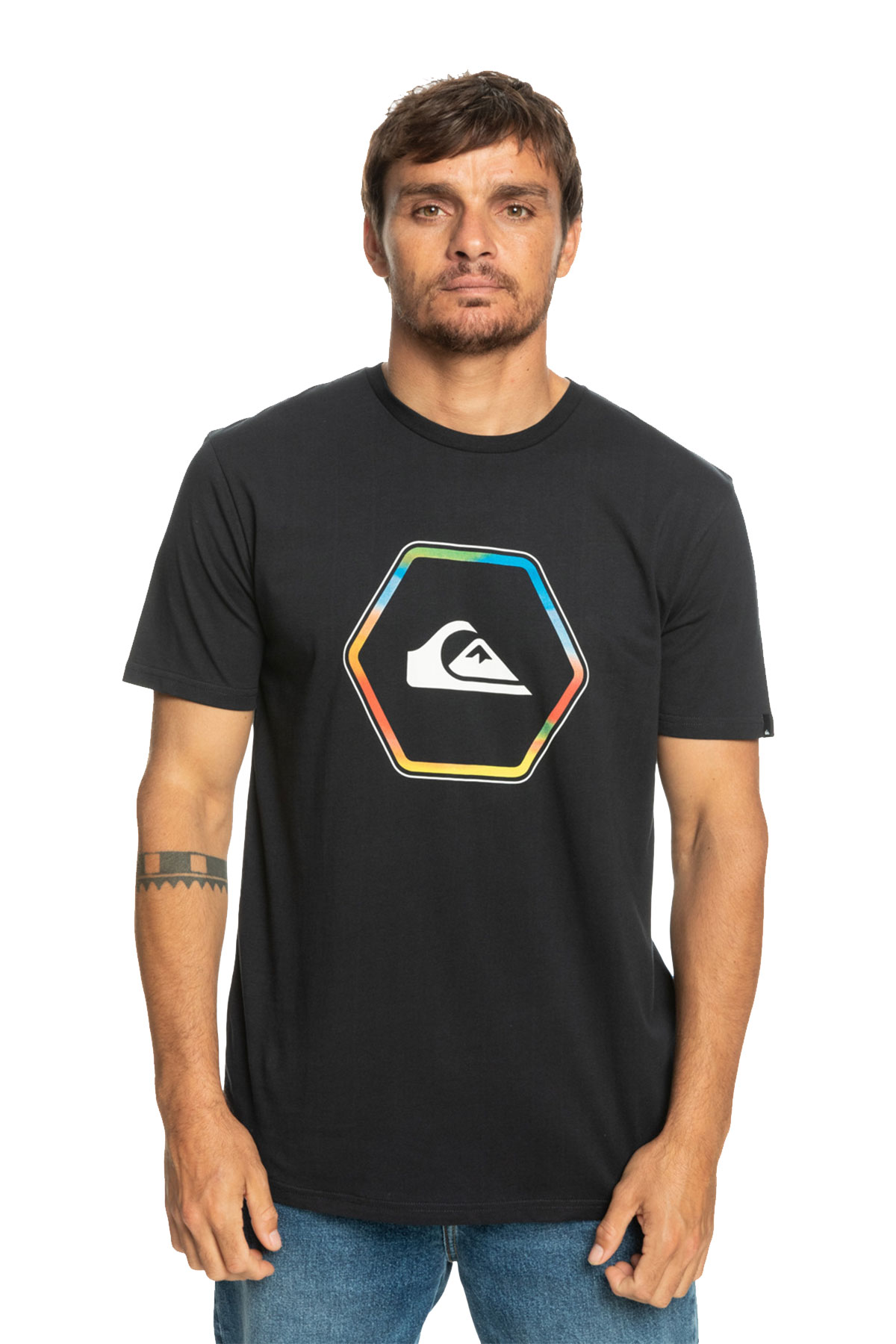 Quiksilver Sub Mission Siyah Erkek T-Shirt