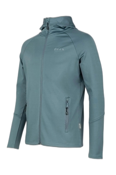 2AS Selenge Antrasit Outdoor Spor Fermuarlı Kapşonlu Sweat