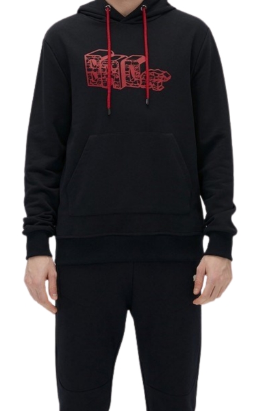 Bad Bear 21.02.12.013 - Badwall Hoodie Lacivert Kapüşonlu Sweatshirt