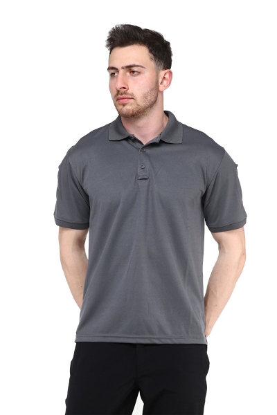 Grand Wolf North Mountain Urban Tactical Polo Yaka Antrasit Tişört