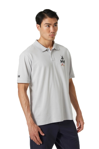 HELLY HANSEN KOSTER POLO Gri T shirt