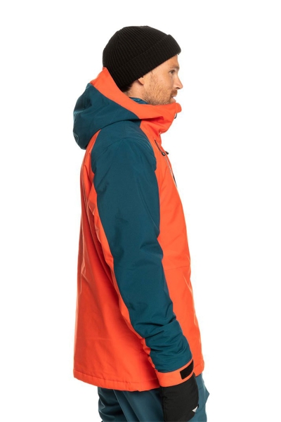 Quiksilver Mission Block Erkek Turuncu Snowboard Montu