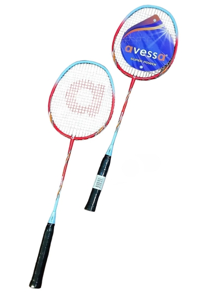 Avessa Badminton Profesyonel Kırmızı Raket Set 