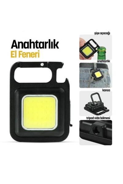 Grand Wolf 350 Lümen 3 Mod Cob LED Mıknatıslı Kamp Feneri