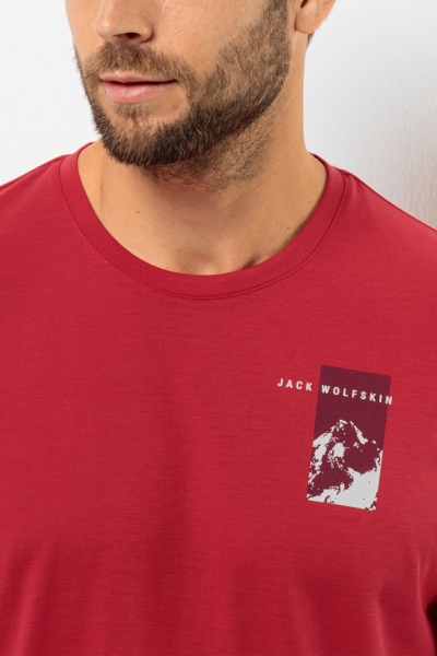 Jack Wolfskin Vonnan Graphıc T Erkek Tişört 