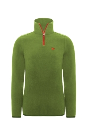 Thermoform hztp19020 - Polarline Kadın Yarım Fermuarlı Yeşil Sweatshirt