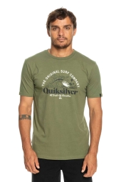  Quiksilver Sunsetwave  Tees Haki Erkek T-Shirt 