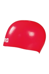 Arena 001451401 - Moulded Pro 2 Silikon Kırmızı Yüzücü Bone