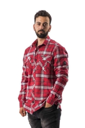 FreeCamp Knit Man Fleece Kırmızı Gömlek