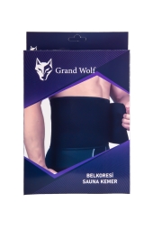 Grand Wolf Siyah Neopren Ayarlanabilir Bel Korsesi