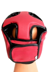 Grand Wolf White Face Kırmızı Boks-Kickboks Kask 