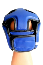 Grand Wolf White Face Mavi Boks-Kickboks Kask