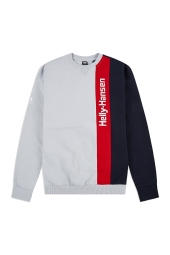 Helly Hansen HHA.20024 - Yu Blocked Gri-Bordo Sweatshirt 