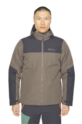 Jack Wolfskin Jasper Insulated Waterproof Kahverengi Erkek Outdoor Montu