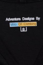 Milo CY202002 - Bisiklet Temalı Outdoor Siyah Tişört