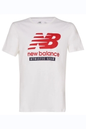 New Balance Lifestyle Beyaz Erkek Tişört 