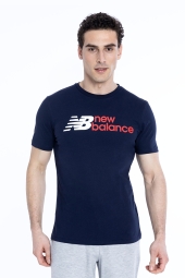 New Balance Lifestyle Lacivert Erkek Tişört 