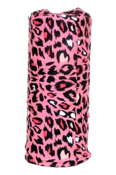 Nordbron 6220C - Animal Print Çok Fonksiyonlu Pembe/Siyah Bandana