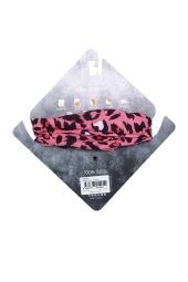 Nordbron 6220C - Animal Print Çok Fonksiyonlu Pembe/Siyah Bandana