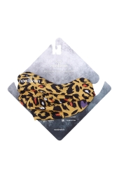 Nordbron 6220C - Animal Print Çok Fonksiyonlu Sarı/Siyah Bandana