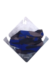 Nordbron 6224C - Camo Print Çok Fonksiyonlu Gri/Lacivert Bandana