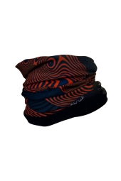 Nordbron Geo Camo Fleece Siyah-Turuncu Bandana 