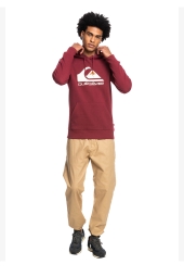 Quiksilver Big Logo Hoodie Bordo Erkek Sweatshirt