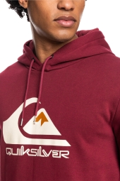 Quiksilver Big Logo Hoodie Bordo Erkek Sweatshirt