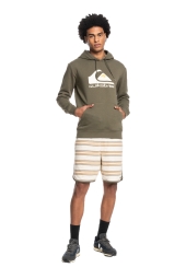 Quiksilver Big Logo Hoodie Haki Erkek Sweatshirt