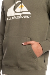 Quiksilver Big Logo Hoodie Haki Erkek Sweatshirt