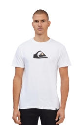 Quiksilver Comp Logo Ss Erkek Beyaz T-Shirt