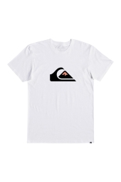 Quiksilver Comp Logo Ss Erkek Beyaz T-Shirt