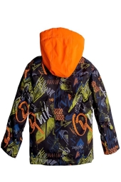 Quiksilver EQKTJ03006 - Little Mission 2-7 Yaş Çocuk Turuncu Kayak Montu