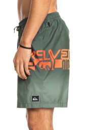 Quiksilver EQYJV03859 -  Word Block 17" Erkek Yeşil Deniz Şortu