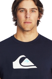 Quiksilver Comp Logo Ss Erkek Lacivert T-Shirt