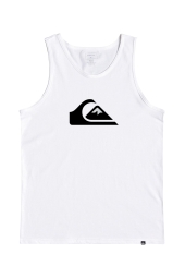 Quiksilver Comp Logo Tank Erkek Beyaz Atlet