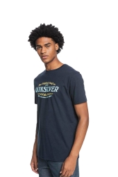 Quiksilver Check On It Erkek Lacivert T-Shirt