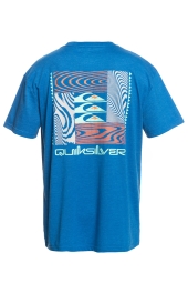 Quiksilver Warped Patterns Mavi Erkek Tişört