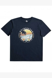 Quiksilver Qssurfclubıı M Tees Lacivert Erkek Tshirt 