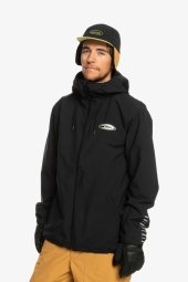 Quiksilver In The Hood Siyah Kayak Snowboard Montu