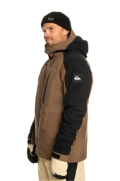 Quiksilver Mission Block Erkek Kahverengi Snowboard Montu