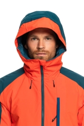 Quiksilver Mission Block Erkek Turuncu Snowboard Montu