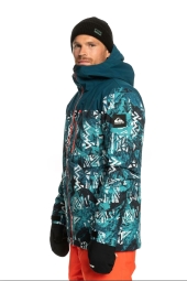 Quiksilver Morton Jk Mavi Erkek Snowboard Ceketi 