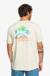 Quiksilver Pastımeparadise Krem Erkek T-shirt 