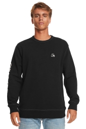 Quiksilver The Original Crew Siyah Erkek Sweatshirt