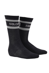 Salomon Life 3P Outdoor Siyah Gri Çorap