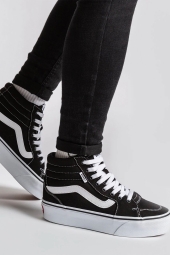 Vans Wm Filmore Hi Platform Kadın Siyah Günlük Stil Ayakkabı