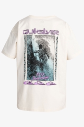 Quiksilver Bırch Erkek Günlük Krem Tişört