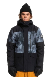 Quiksilver Mission Printed Block Gri Erkek Snowboard Montu